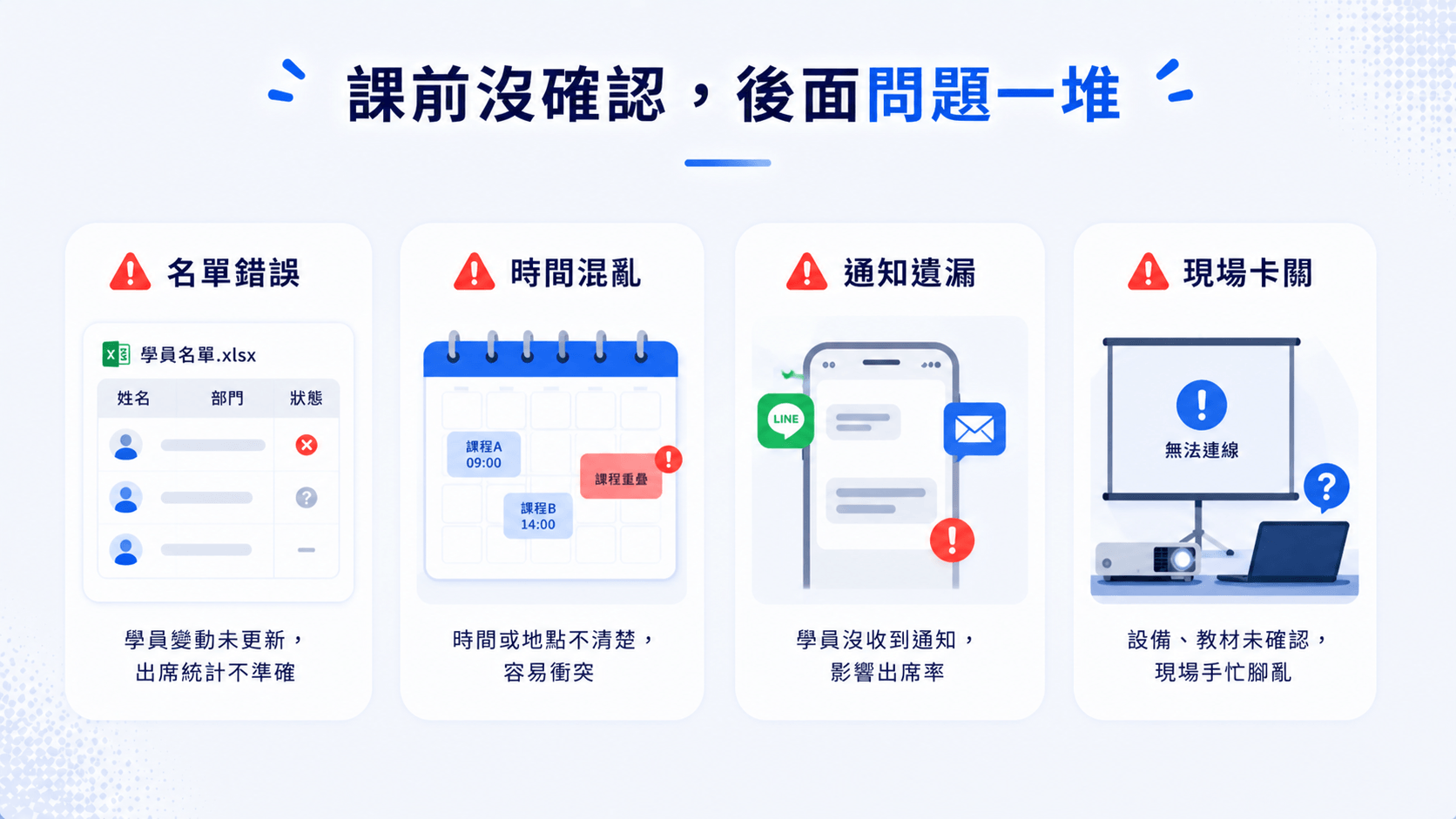 課前沒確認容易出現問題的內文圖