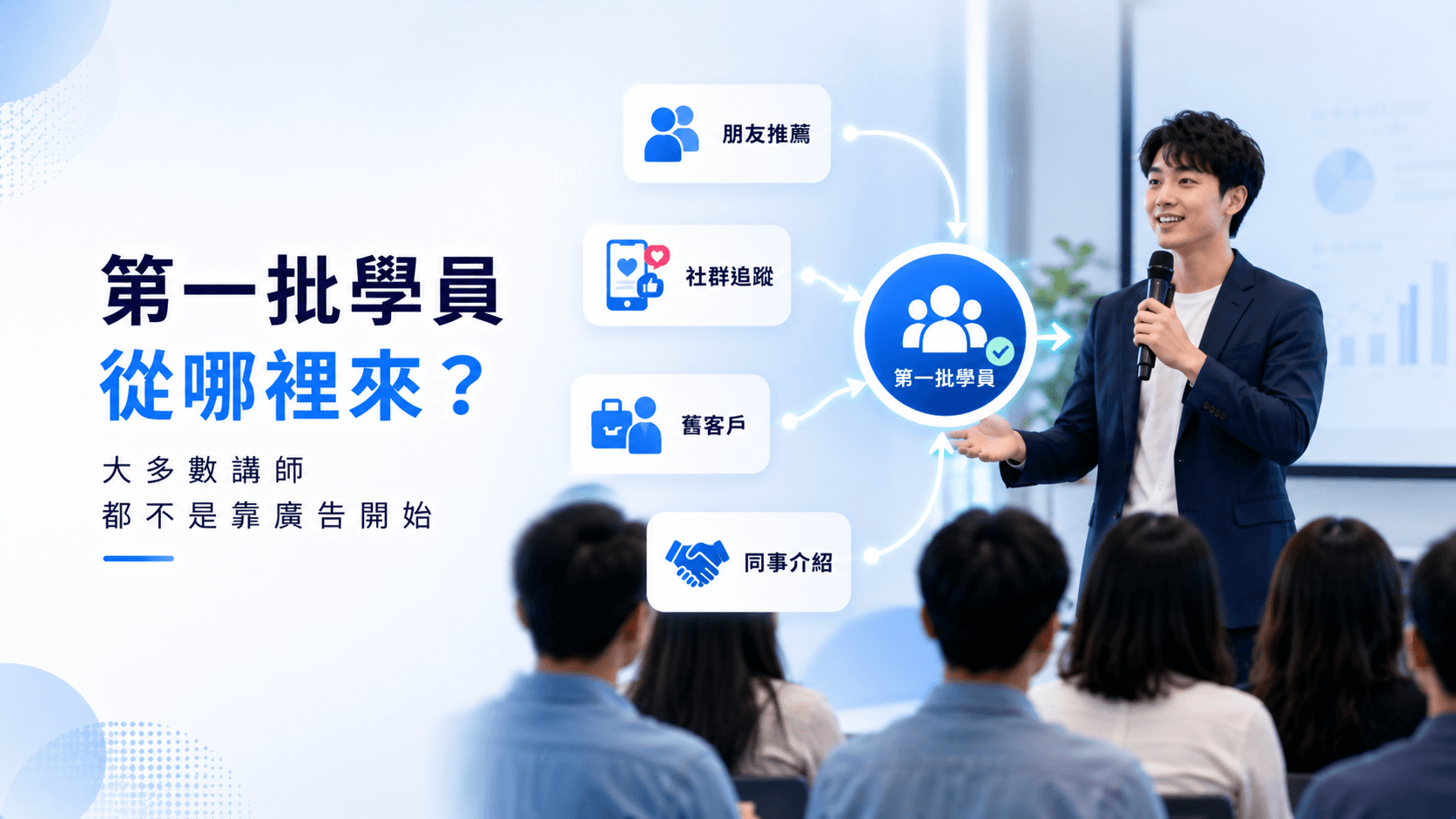 沒有知名度,講師第一批學生從哪裡來?新手招生的 7 個起點