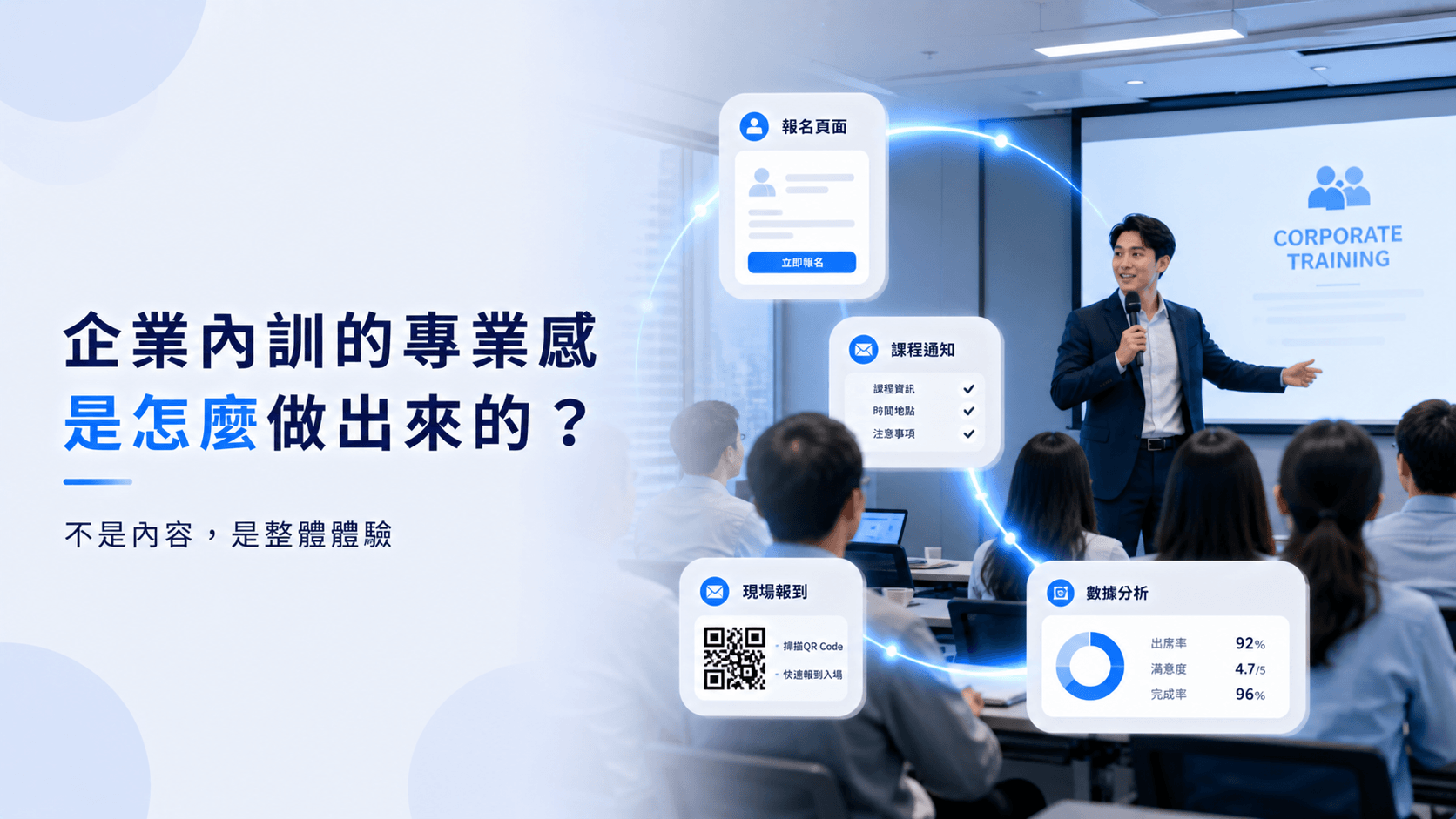 企業培訓不只是上課,講師如何把整體體驗做得更專業?